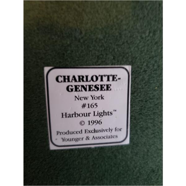 1996 Harbour Lights Charlotte Genesse NY Lighthouse #165 1968/9500