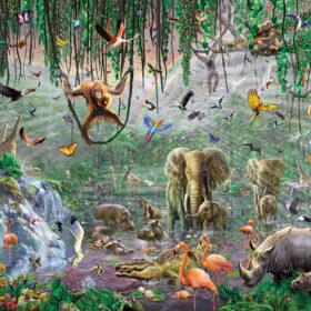 African Mural Puzzle by SunsOut 500 pieces