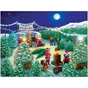 A Lot of Christmas Trees Puzzle by SunsOut 300 pieces
