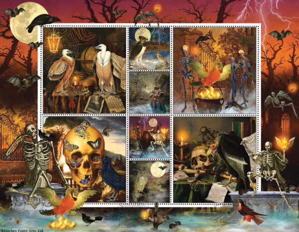 Halloween Stamps: Skeleton Dance Puzzle