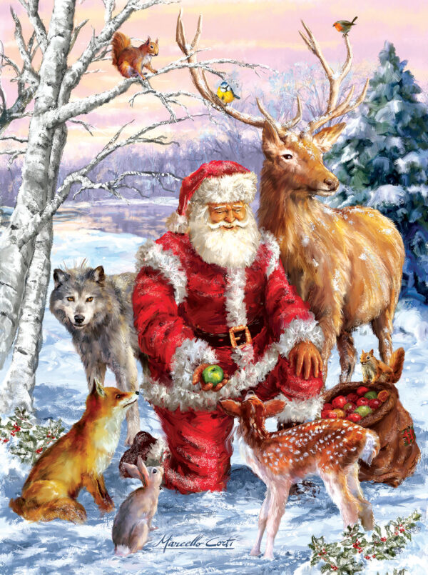 Santa's Menagerie Puzzle by SunsOut 1000 pieces