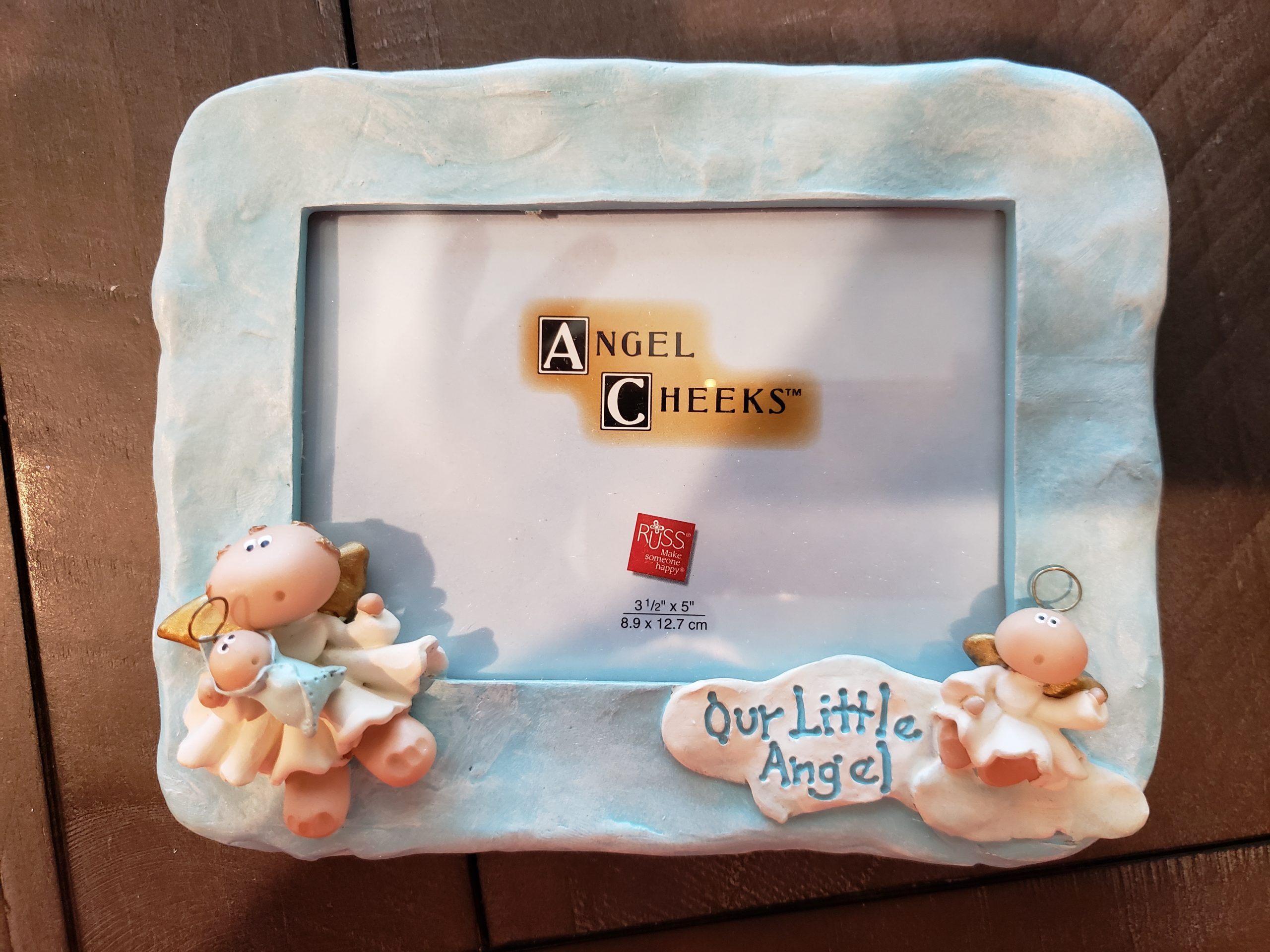 Angel Cheeks "Our Little Angel" Picture Frame NIB 4 X 6 - Cherish Memories Forever with this Adorable Keepsake
