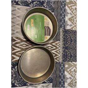 Nordic Ware Naturals 9" Round Layer Cake Pan Set of 2 – New Open Box – Made in USA
